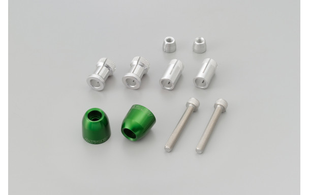 Embouts de guidon PINO-1 14-19MM vert Daytona - vue 4