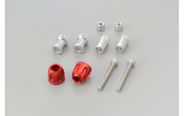 Embouts de guidon Daytona PINO-2 14-19 mm rouge - vue 4