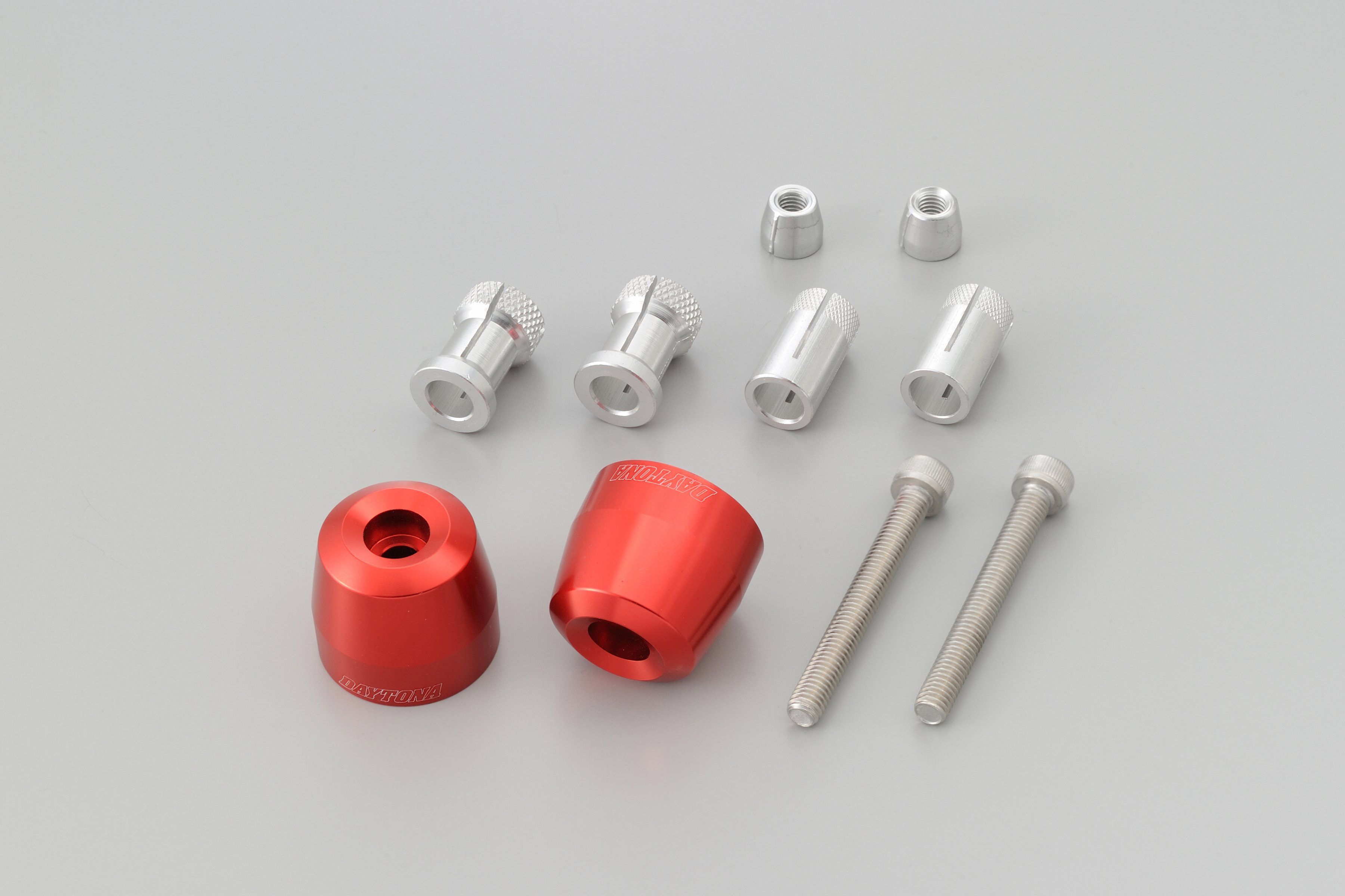 Embouts de guidon PINO-3 14-19 mm rouge Daytona - vue 3