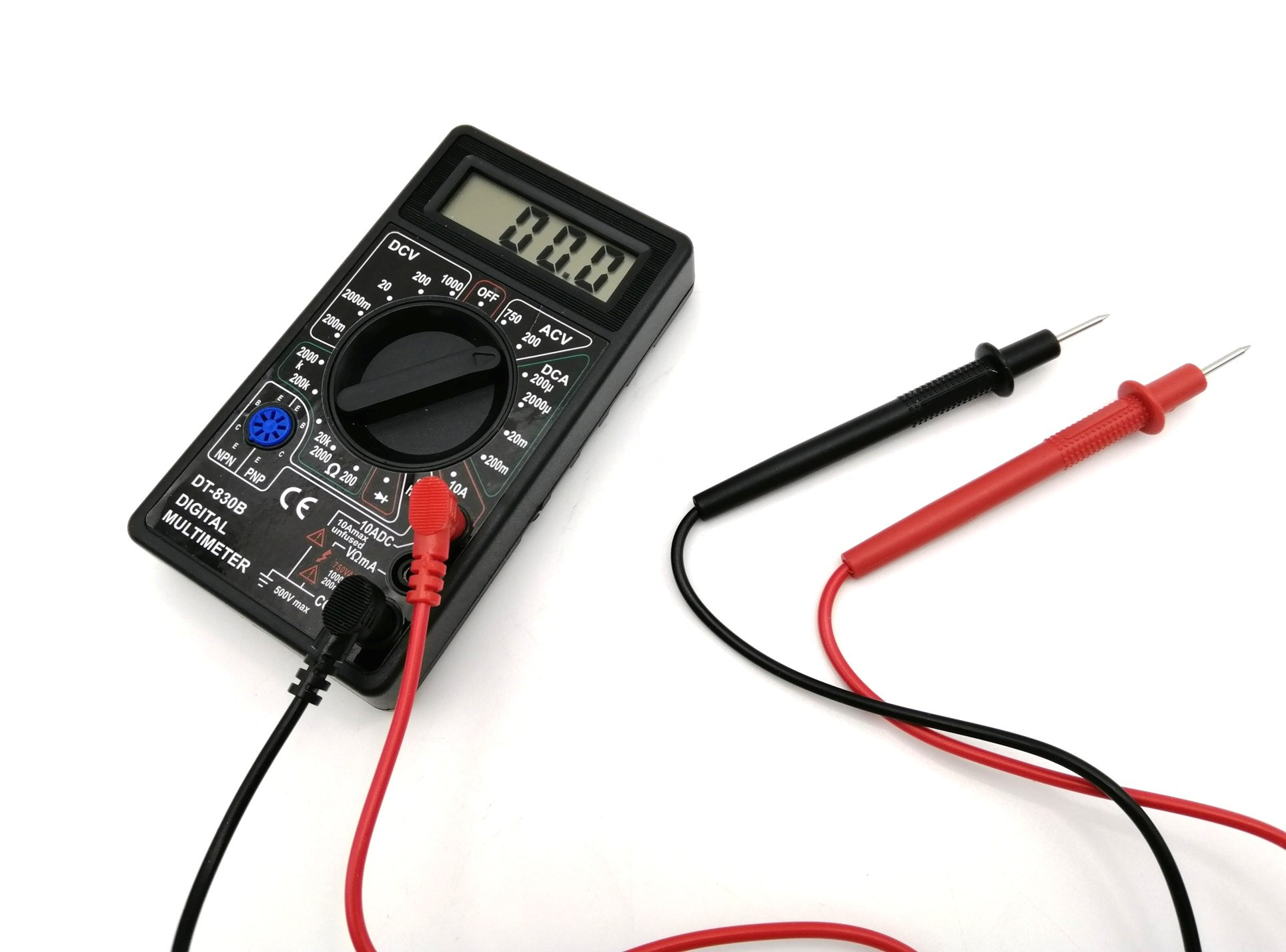 Multimètre Voltmètre Universel Multi-Fonctions Brazoline - vue 2