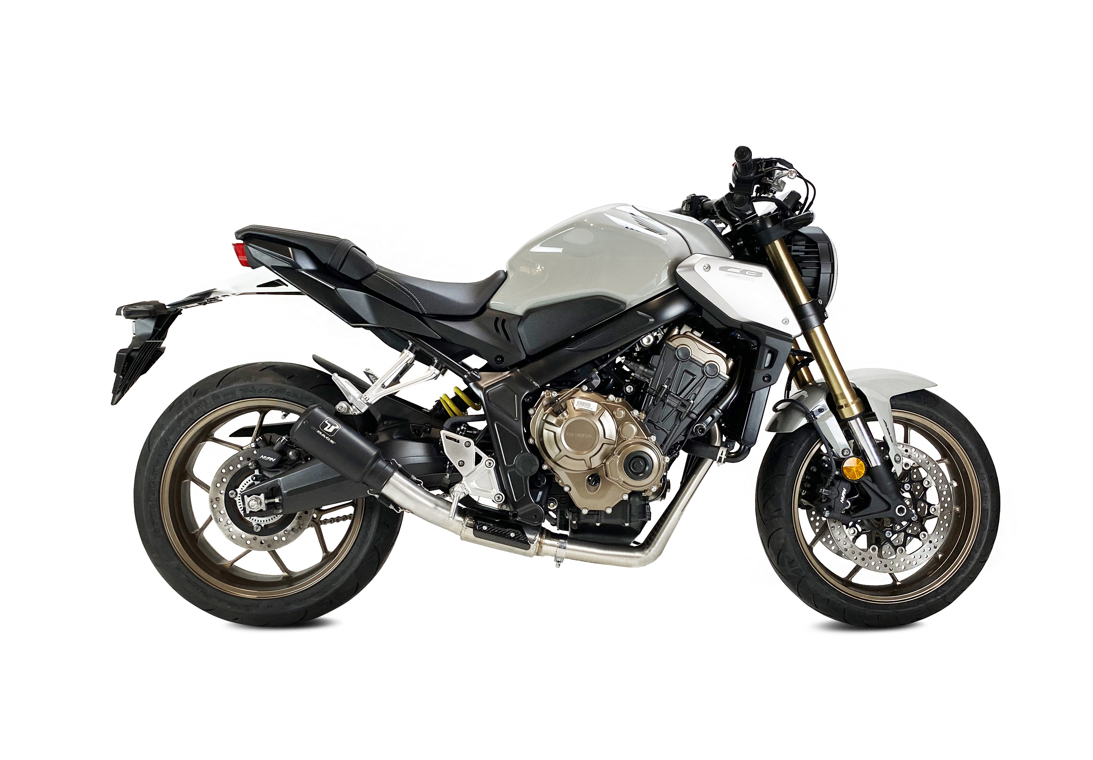 Silencieux Ixrace MK2 inox noir Honda CB 650 R 2021-2022 - vue 2