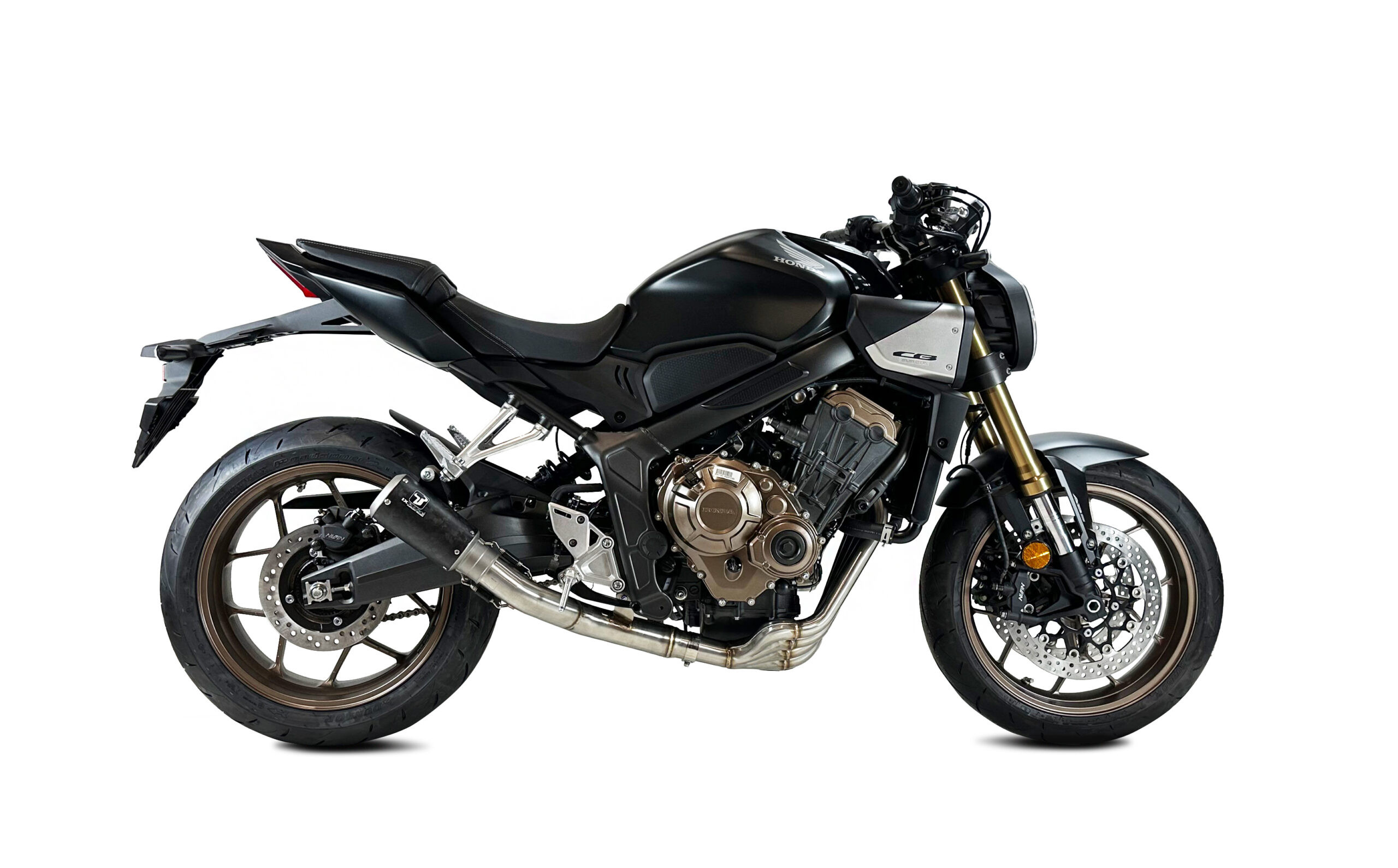 Ligne d'échappement MK2 carbon forged Ixrace Honda CB 650 R 2024 non homologué - vue 2
