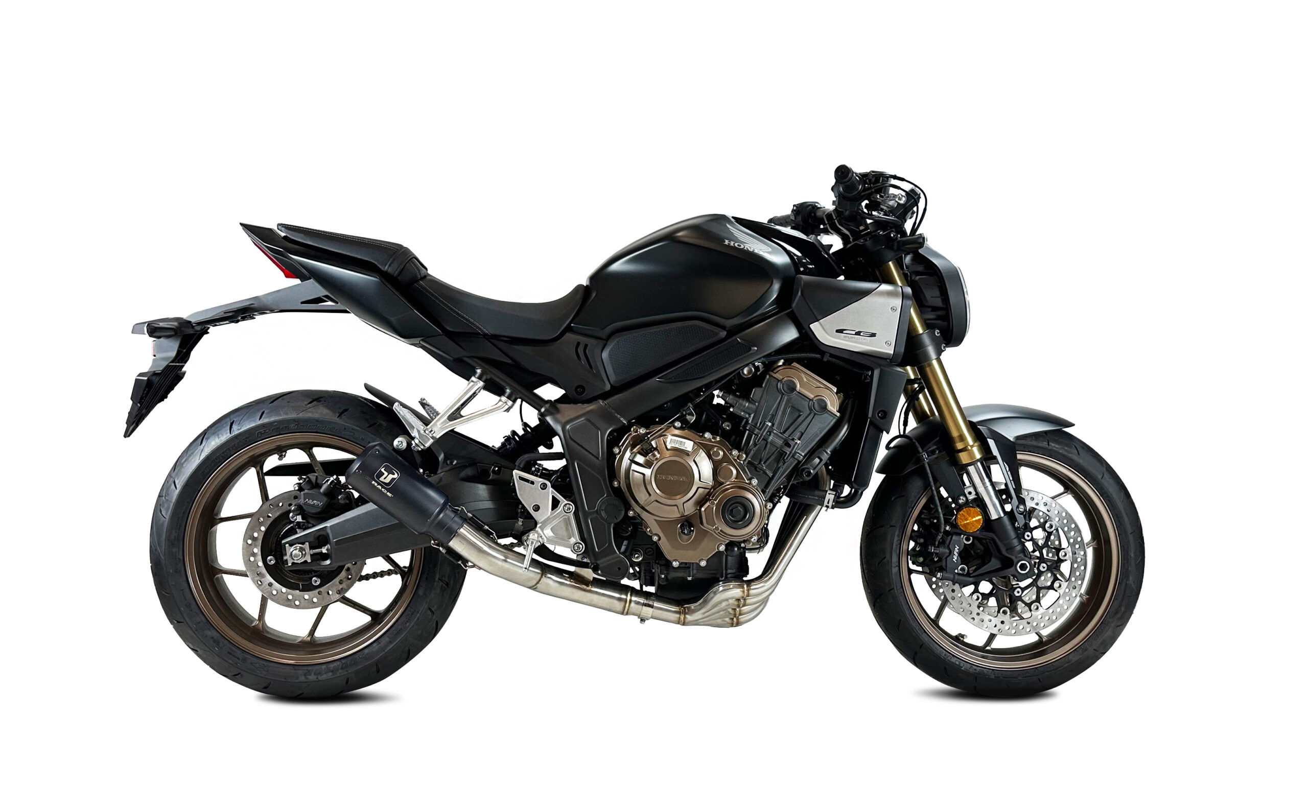 Ligne d'échappement IXRACE MK2 Black Honda CB 650 R 2024 non homologuée - vue 2