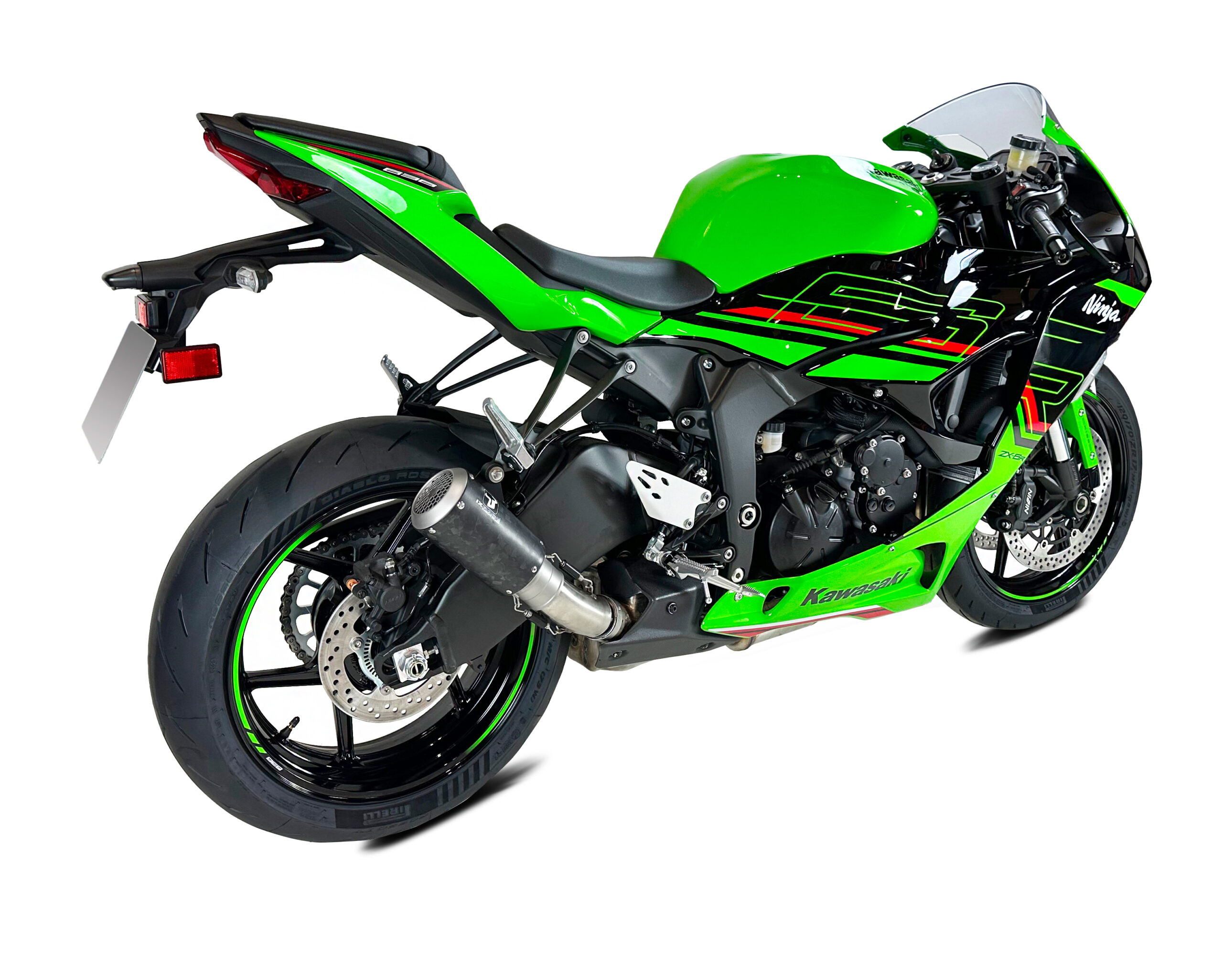 Échappement IXRACE MK2 Carbon Forged Kawasaki ZX6-R 2024 non homologué - vue 2