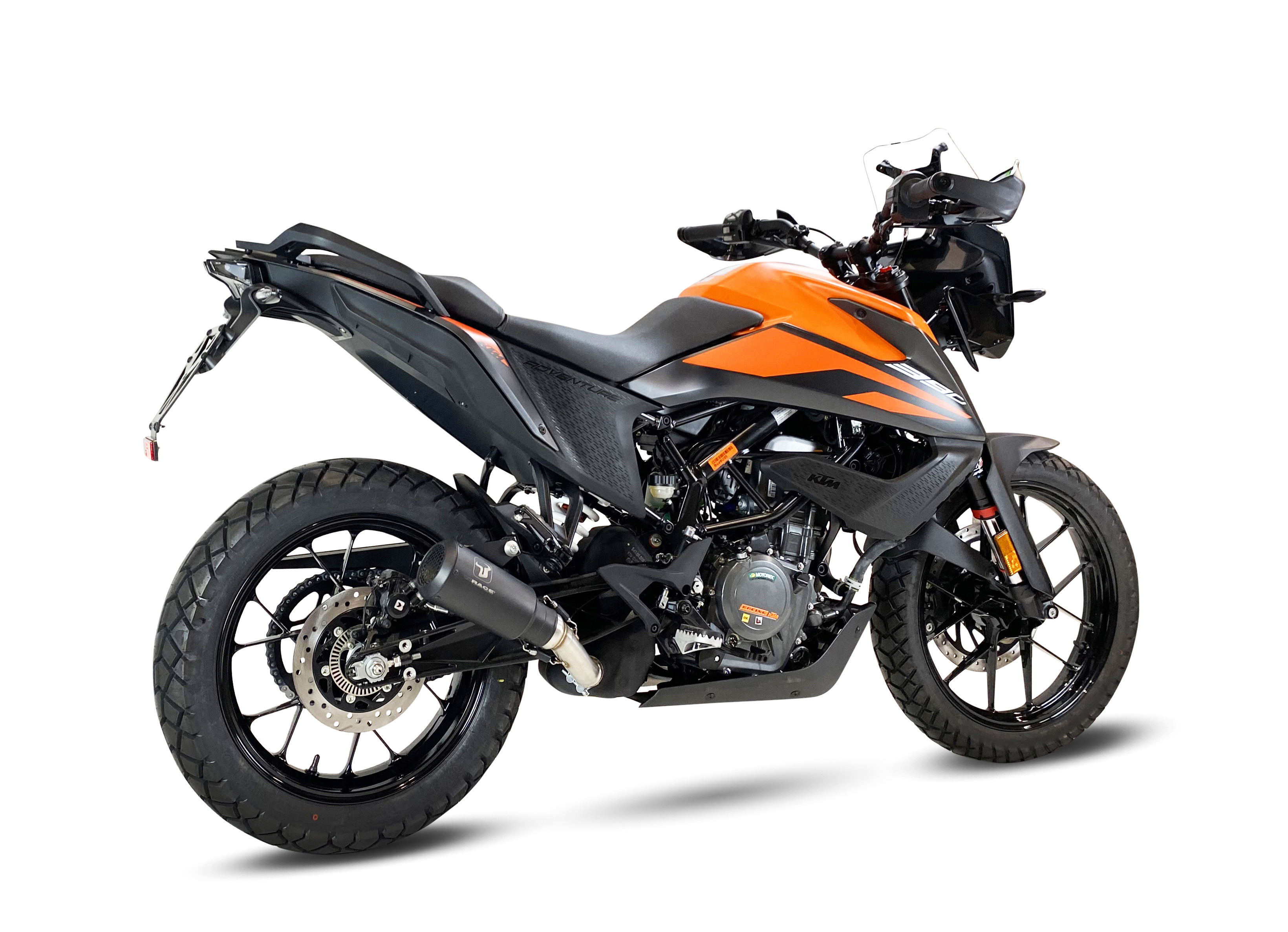 Échappement Ixrace MK2 inox noir KTM Adventure 390 2020-2022 - vue 2