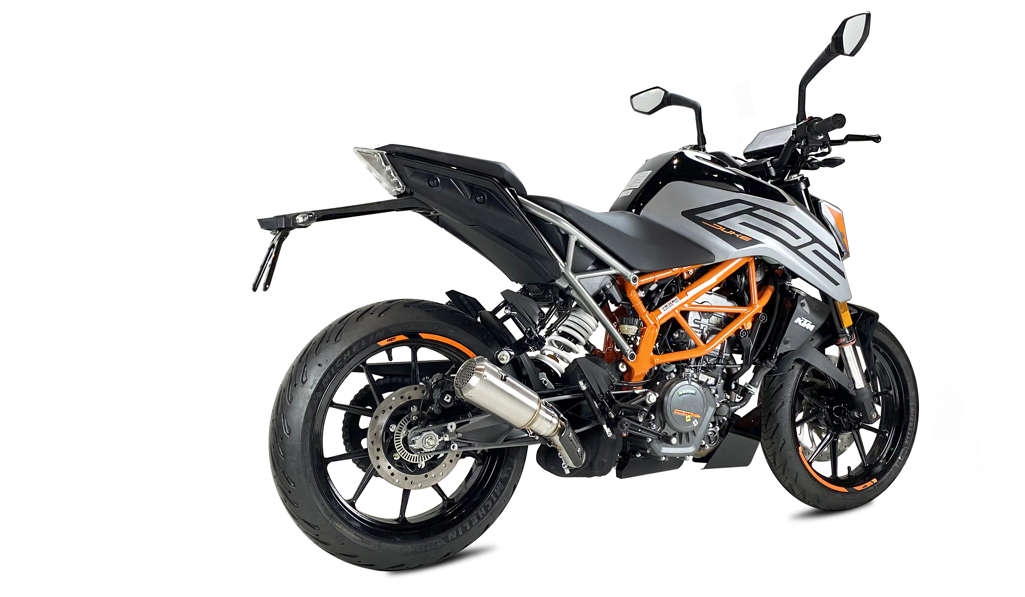 Échappement Ixrace MK2 inox KTM Duke 125 2021-2022