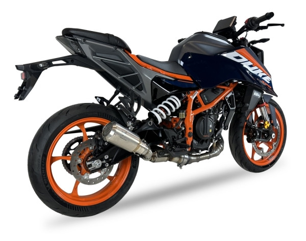 Silencieux IXRACE MK2 inox KTM Duke 390 2024 homologué - vue 2