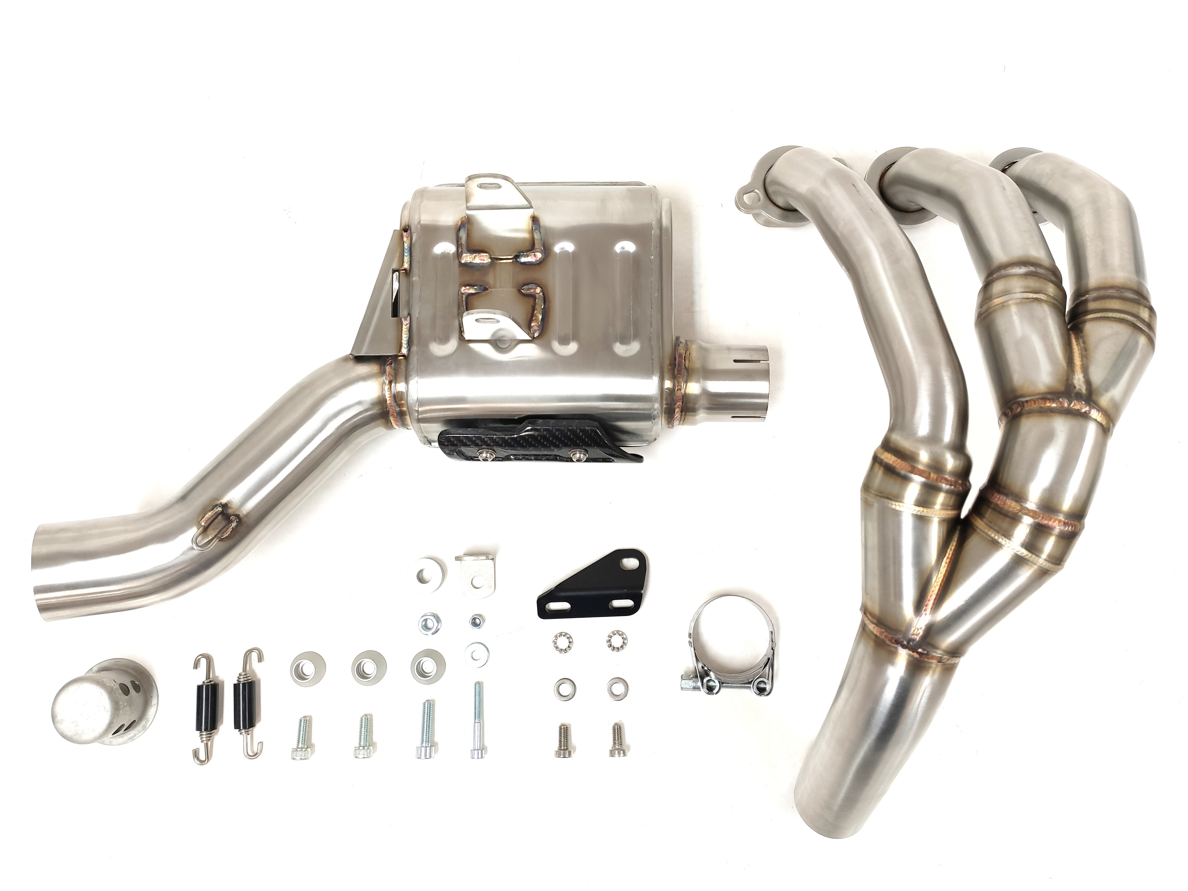 Échappement Ixrace MK2 inox noir Triumph Trident 660 2021-2022 - vue 3
