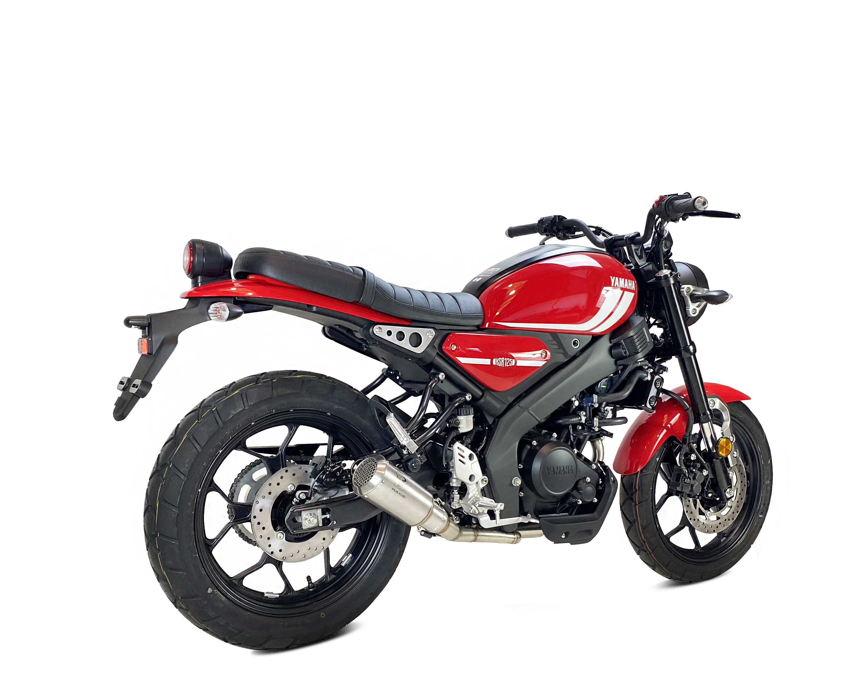 Silencieux Ixrace MK2 inox Yamaha XSR 125 2021-2022 - vue 2