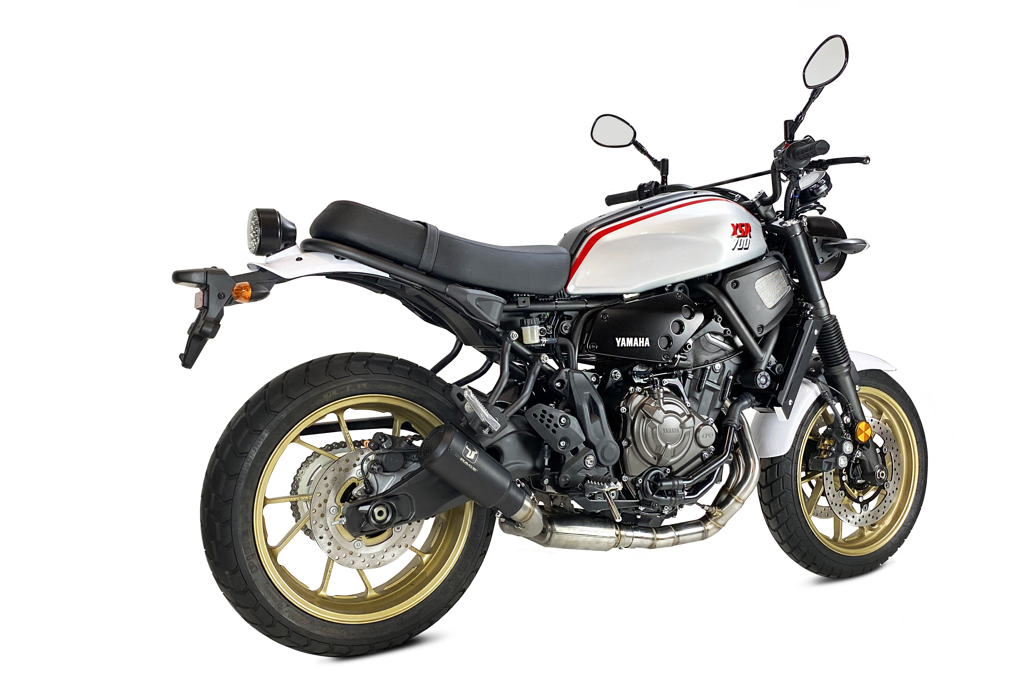 Échappement Ixrace MK2 inox noir Yamaha XSR 700 2021 2022 - vue 2