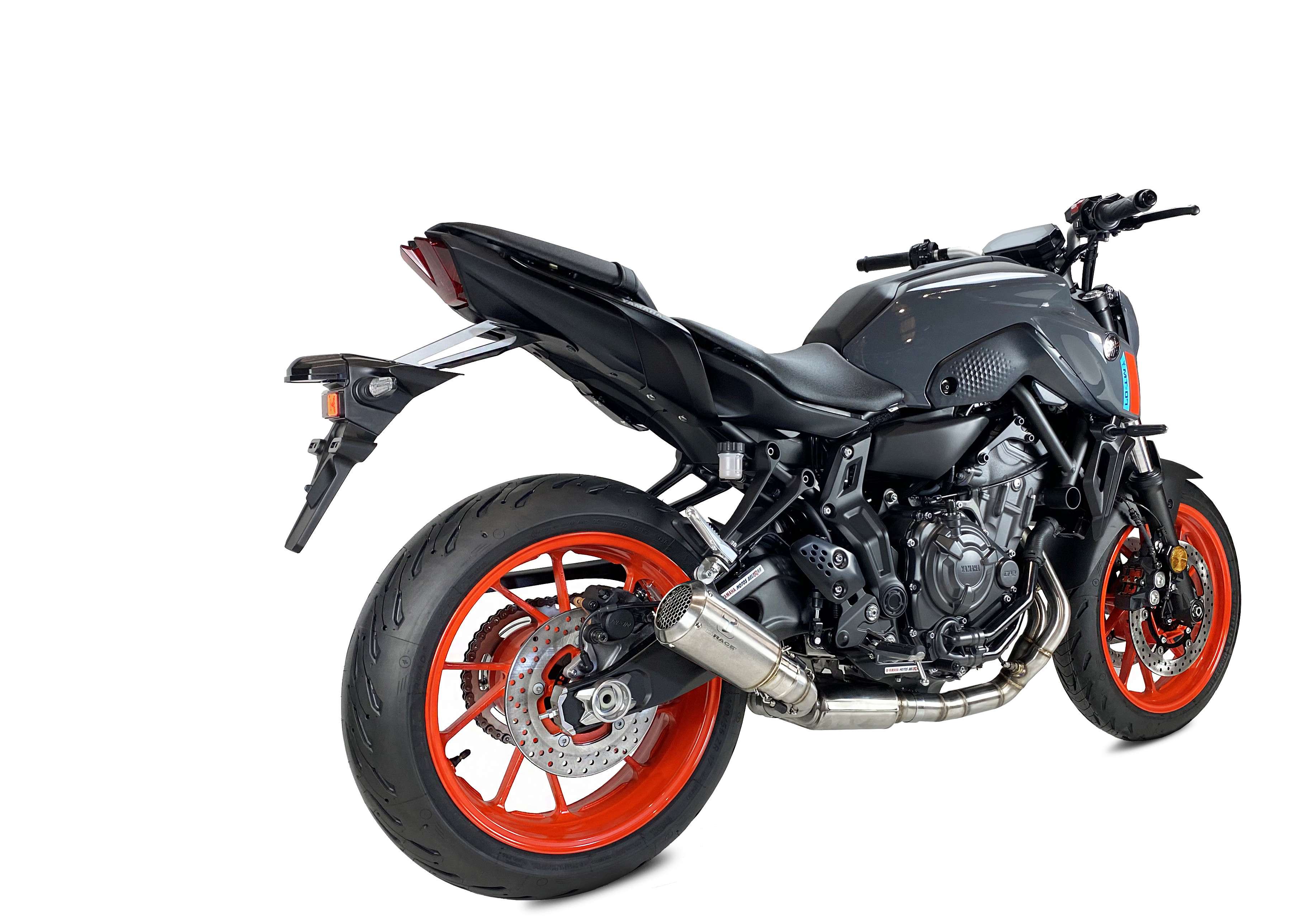 Échappement Ixrace MK2 inox Yamaha MT-07 2021-2022 - vue 2