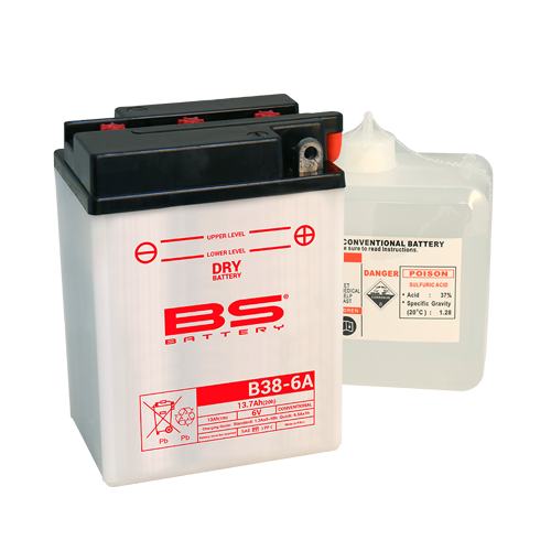 Batterie B38-6A avec pack acide BS BATTERY