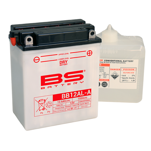 Batterie BB12AL-A avec pack acide BS BATTERY