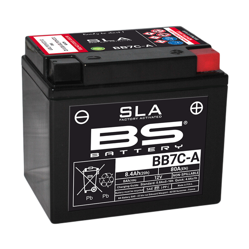 Batterie BB7C-A avec pack acide BS Battery - vue 2