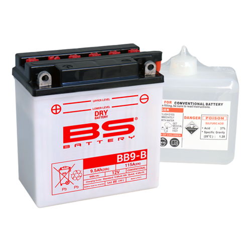 Batterie BB9-B avec pack acide BS BATTERY - vue 2