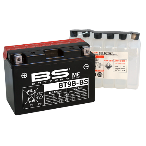 Batterie BT9B-BS avec pack acide BS Battery