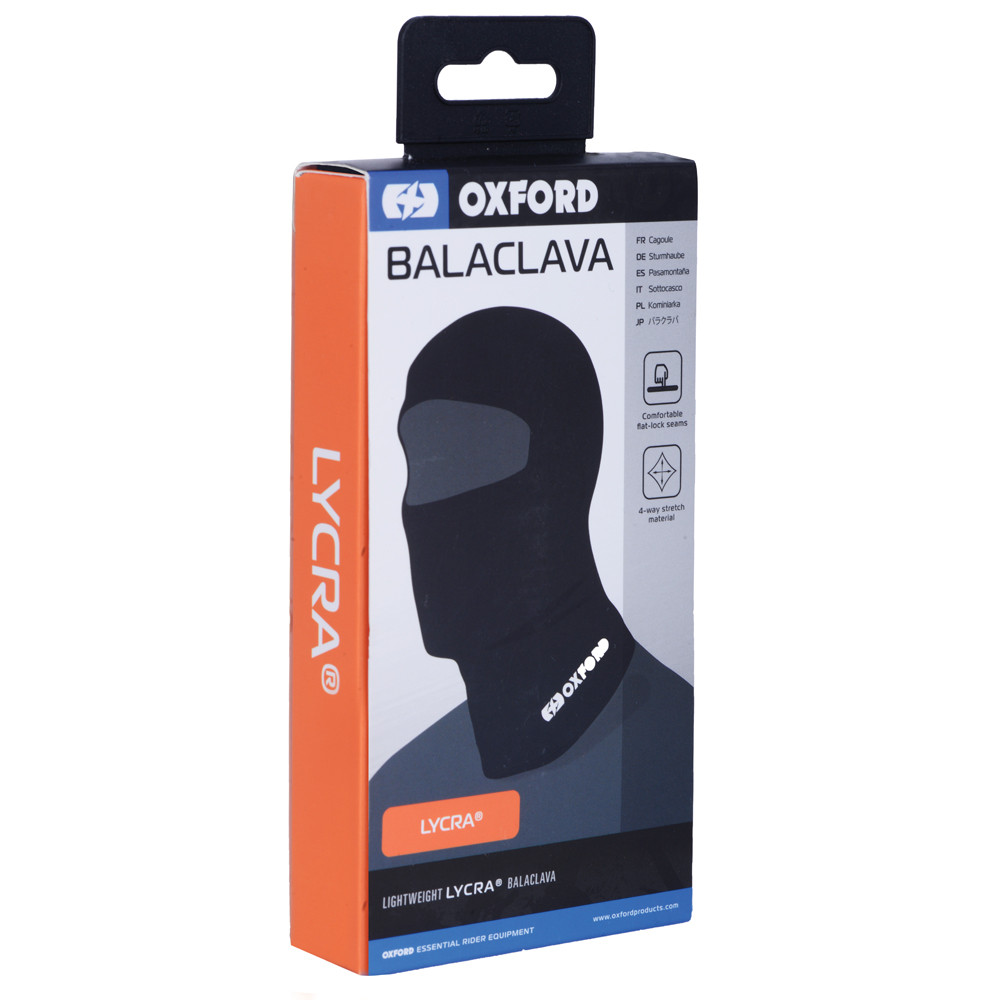 Cagoule Lycra Noire OXFORD - vue 2