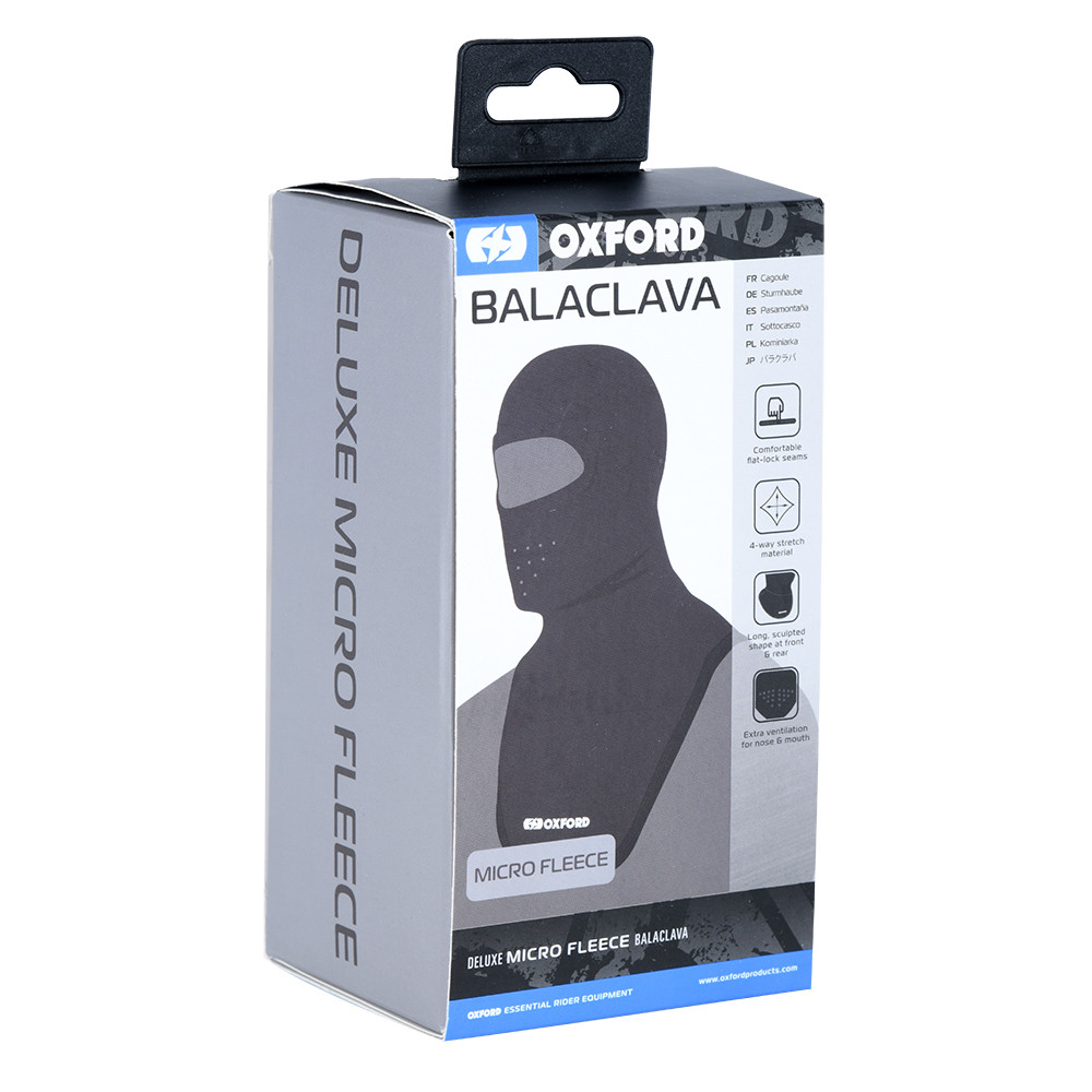 Cagoule Deluxe Micro Polaire Noire OXFORD - vue 2