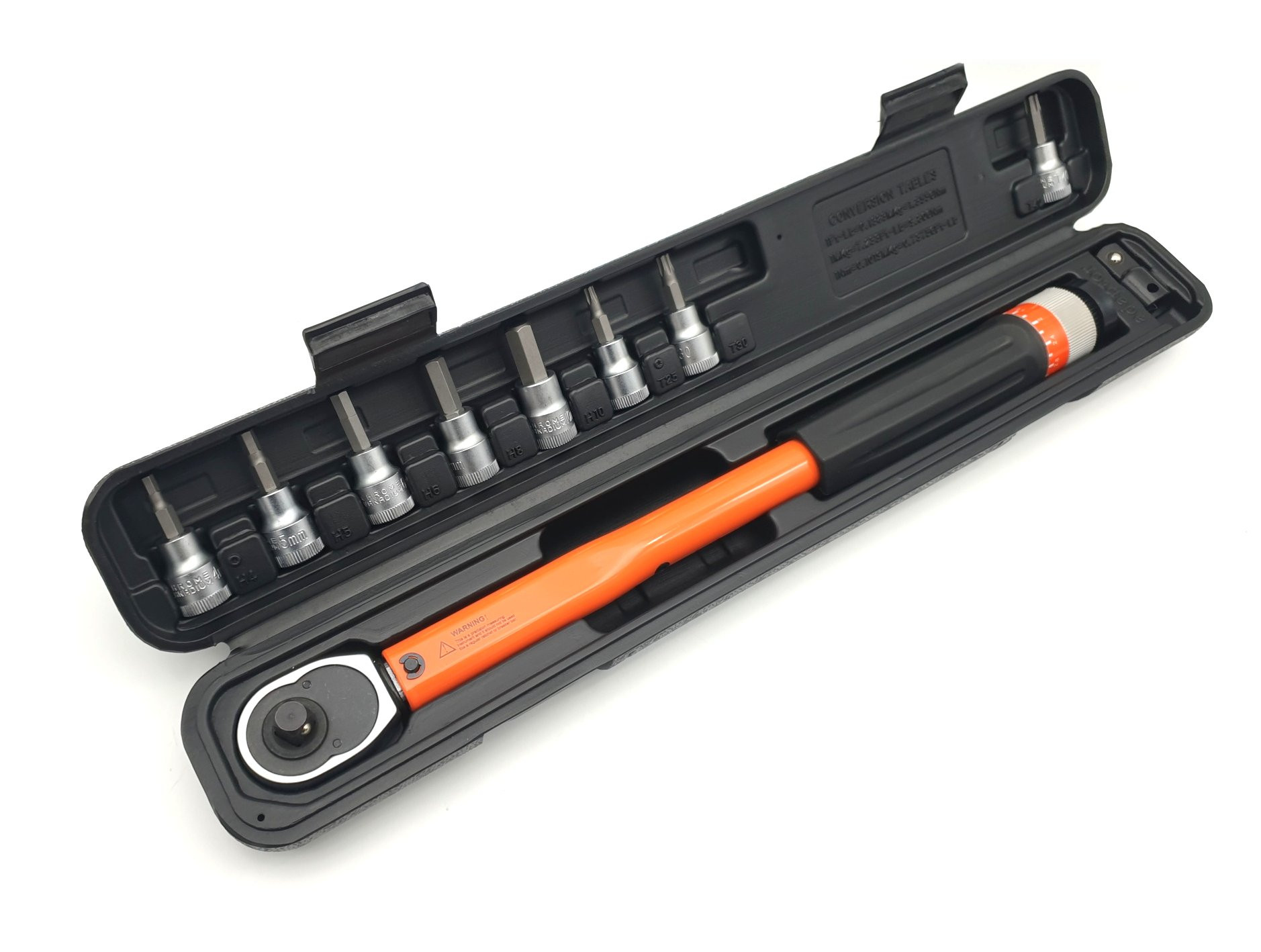 Coffret Clé Dynamométrique BRAZOLINE 12-60 Nm (10 pièces) - vue 2
