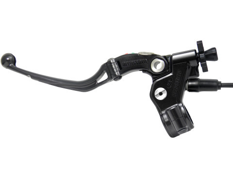 Embrayage complet à câble Racing avec levier rabattable noir 24 mm ACCOSSATO - vue 3