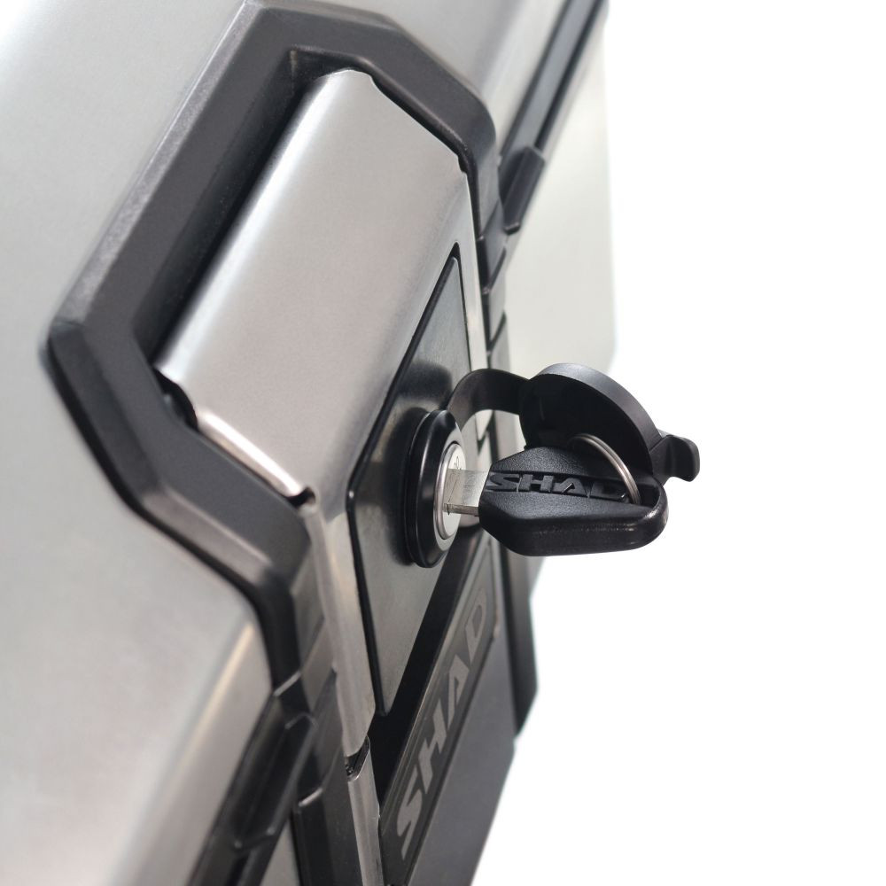 TOP CASE SHAD TR55 TERRA 55L ALU AVEC LOCK SYSTEM - CAPACITE 2 CASQUE INTEGRAL (Platine vendue séparemment) (D0TR55100) - vue 3