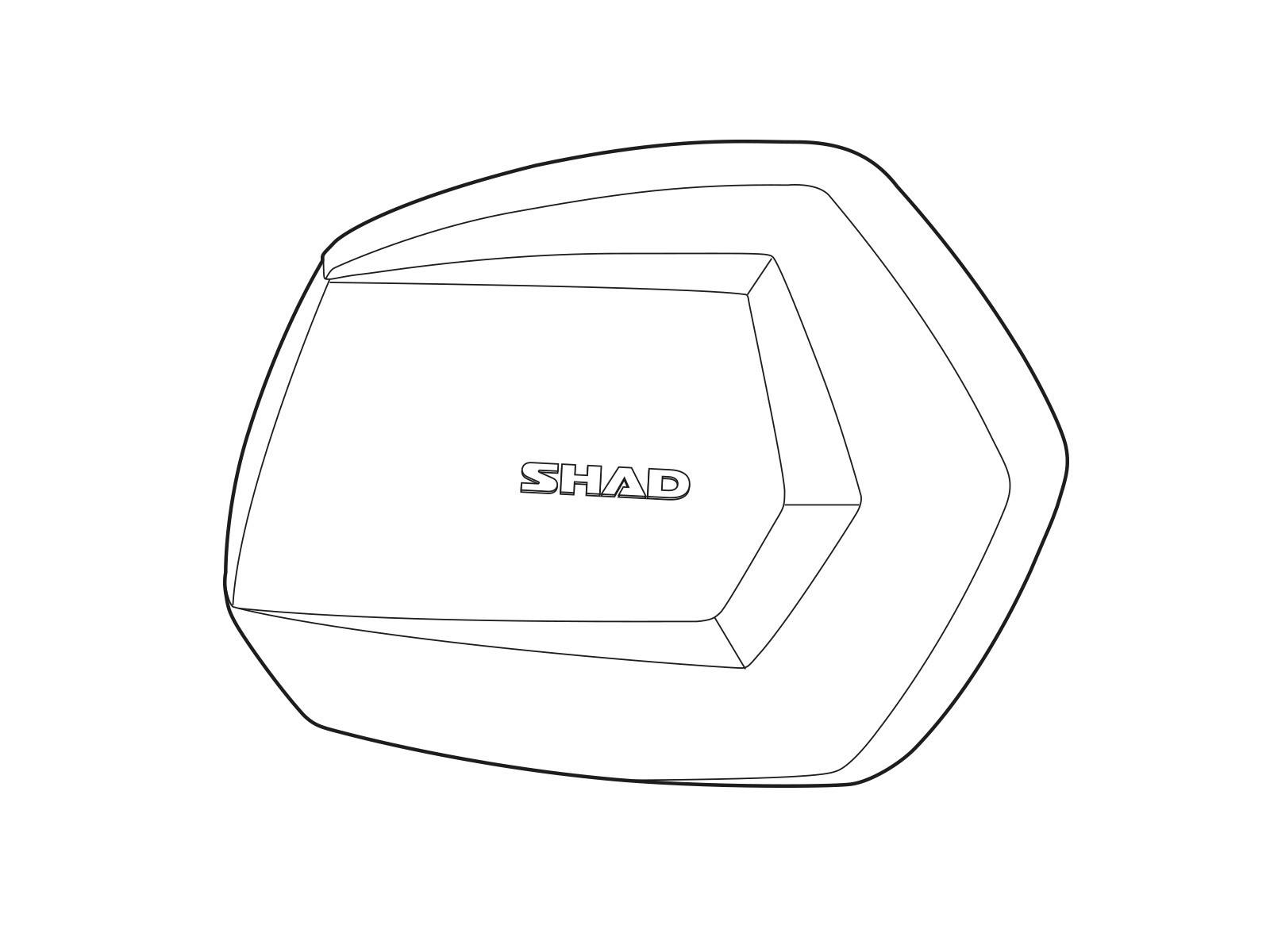 Sacoche SHAD SC lid right alu SH35 - vue 2