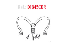Pièce détachée caoutchouc SH45 SHAD - vue 3