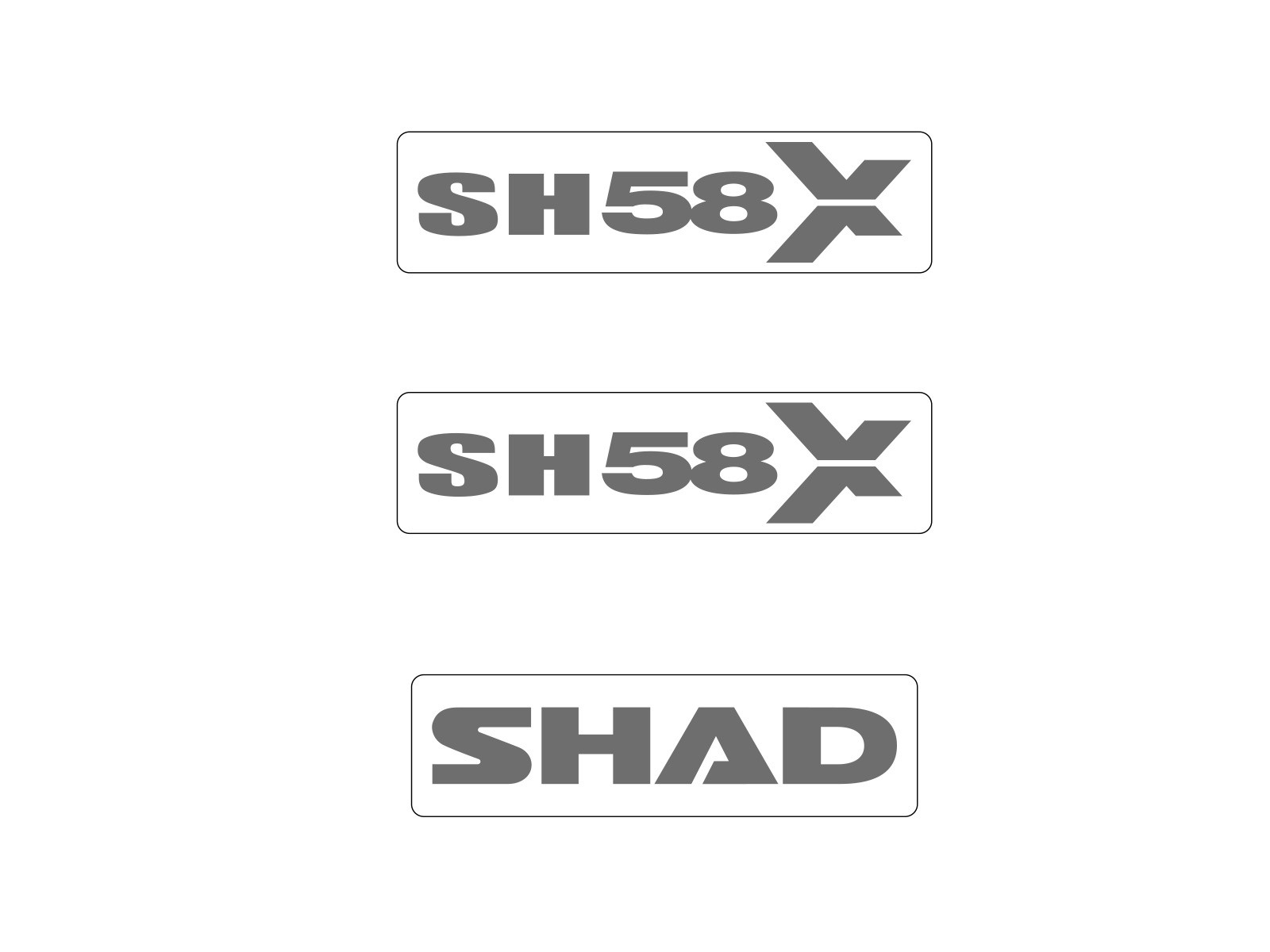Set stickers SHAD SH58X 2016 - vue 2