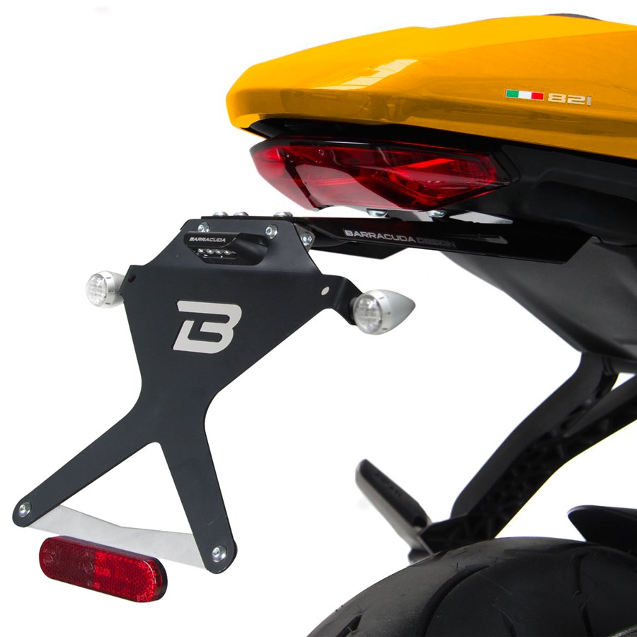 SUPPORT DE PLAQUE BARRACUDA Ducati Monster 821 / Supersport - vue 2