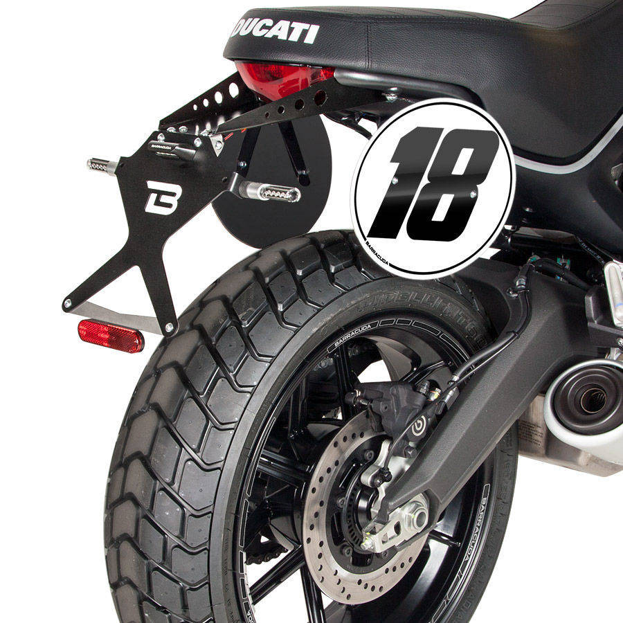 Support de plaque Barracuda Street Ducati Scrambler (2014-2020)
