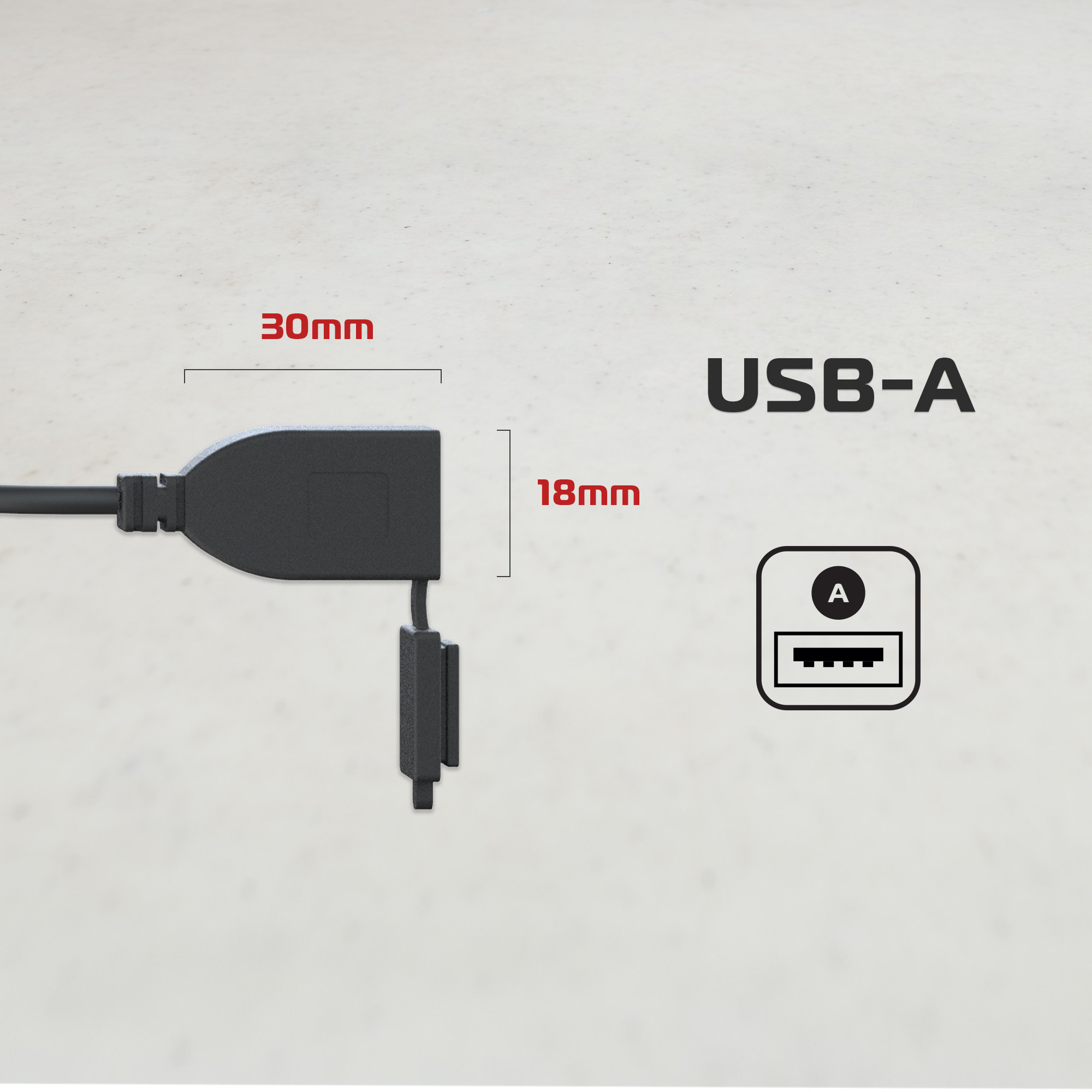 Kit de charge USB Type A 3.0 Oxford - vue 3