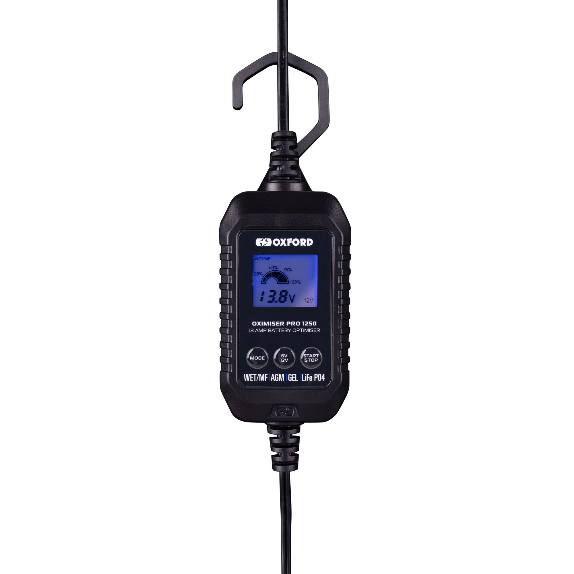 Chargeur mainteneur Oxymiser Pro 1250 OXFORD prise EU