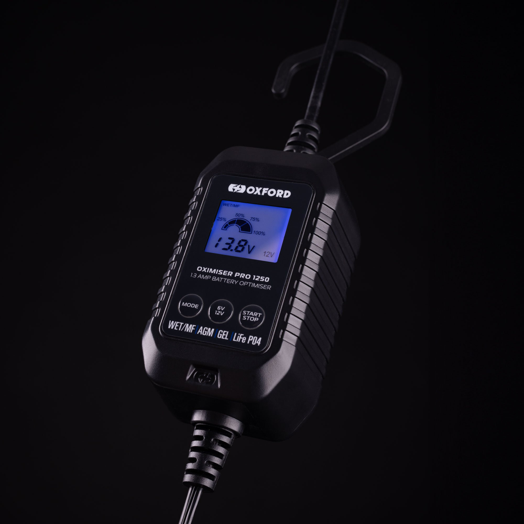 Chargeur mainteneur Oxymiser Pro 1250 OXFORD prise EU - vue 2