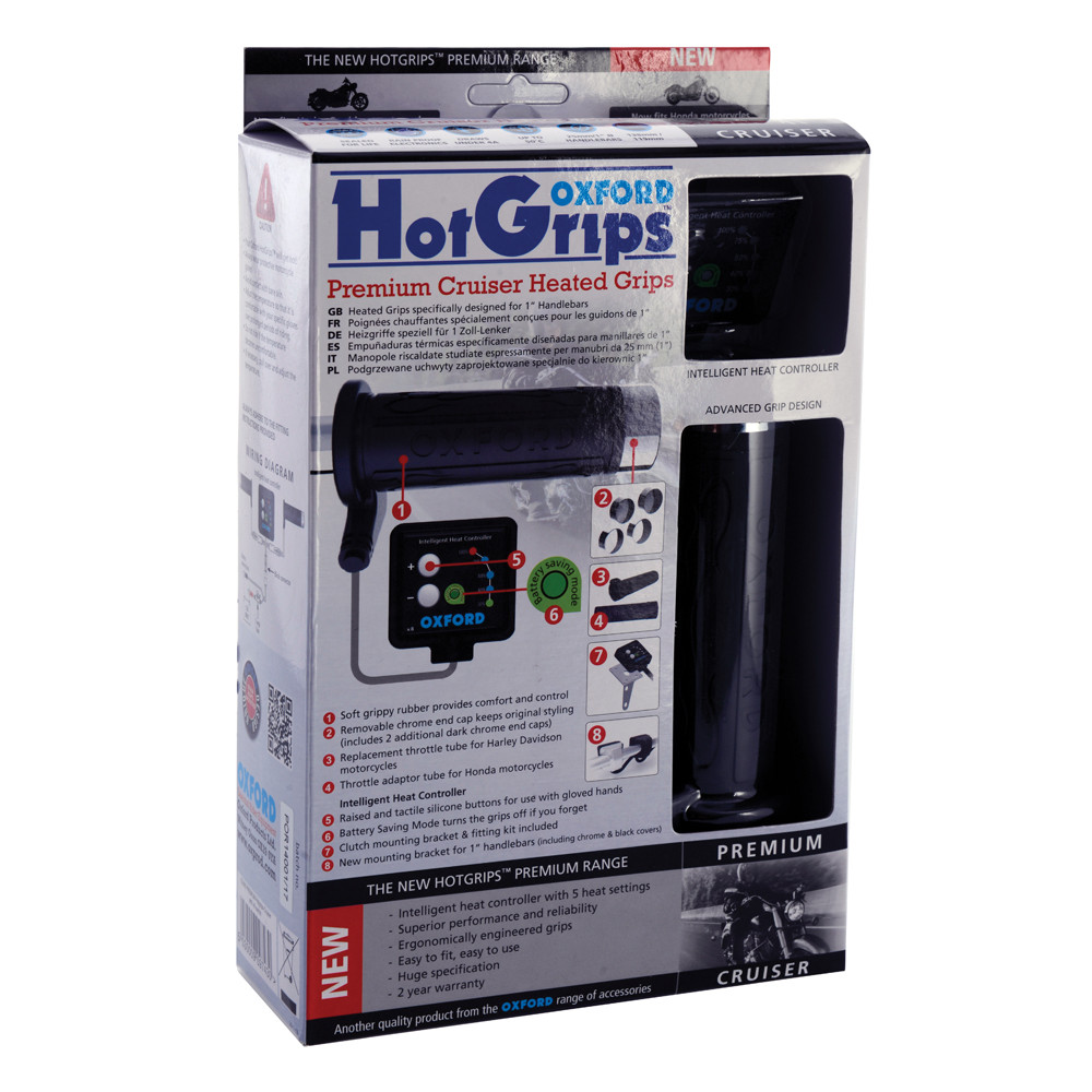 OXFORD HotGrips Poignées chauffantes Premium Cruiser - vue 3