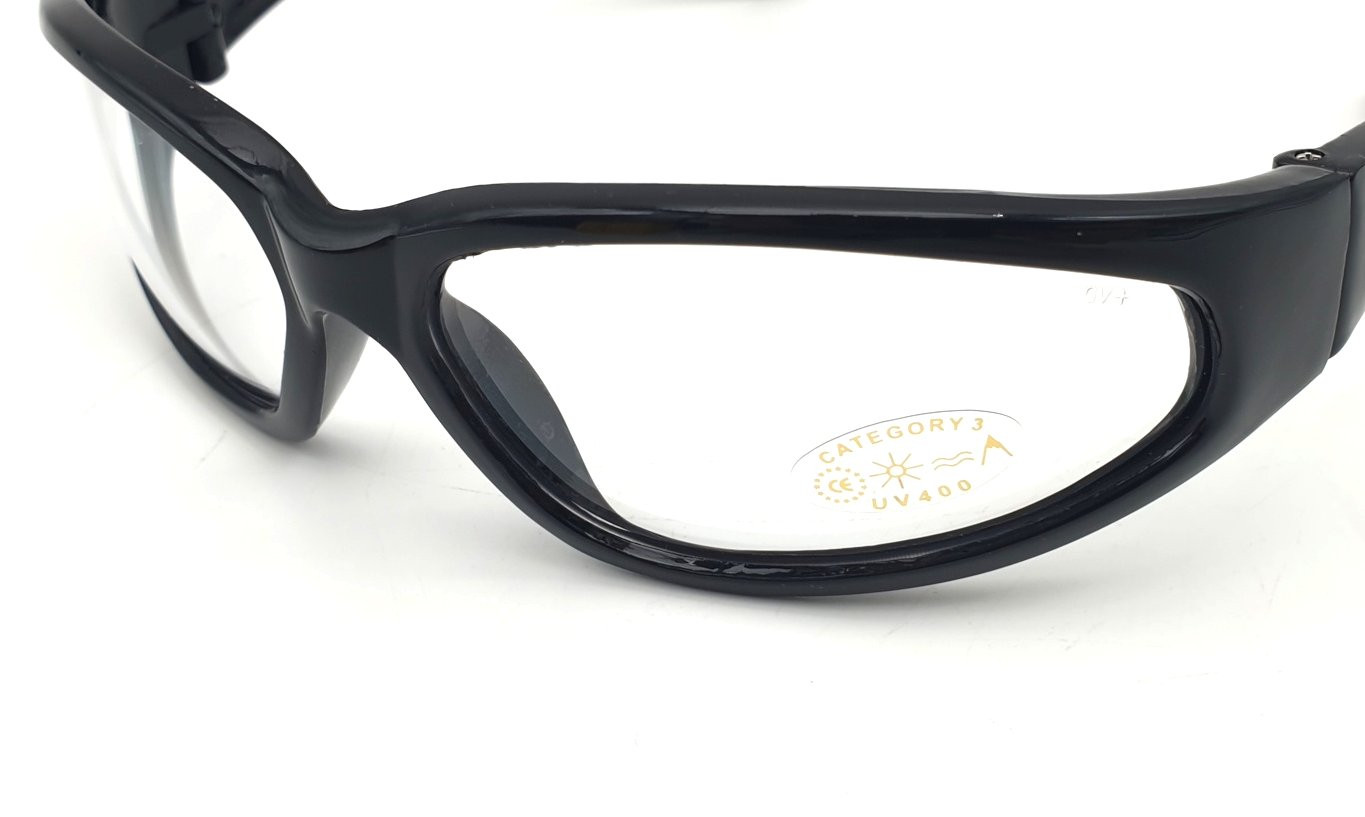 Lunettes de Soleil Moto BRAZOLINE Verre Clair Transparent Incassable UV400 - vue 2