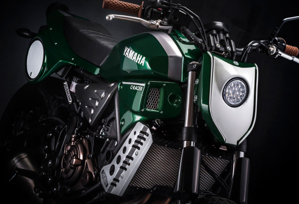 Protection de tubes de fourche C-RACER Yamaha XSR 700 - vue 2