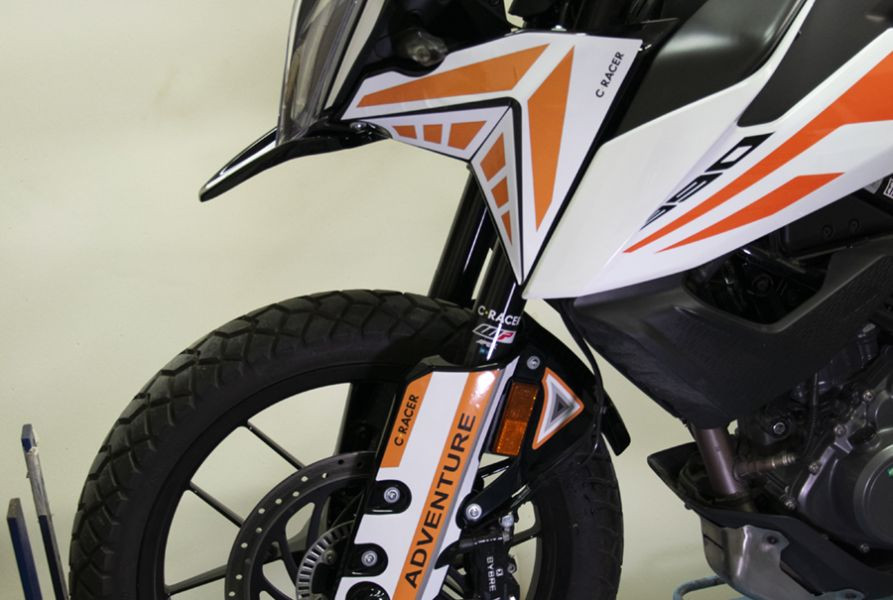 Extension de garde-boue KTM 390 Adventure C-RACER - vue 3