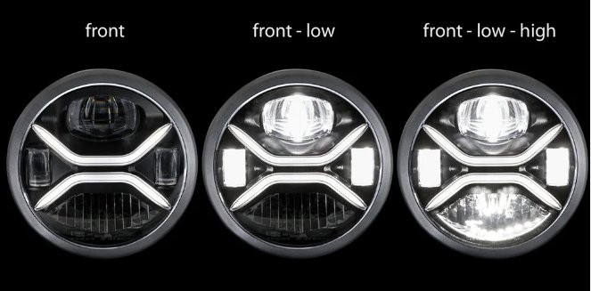 Phares LED KOSO Xenith homologués CE - vue 2