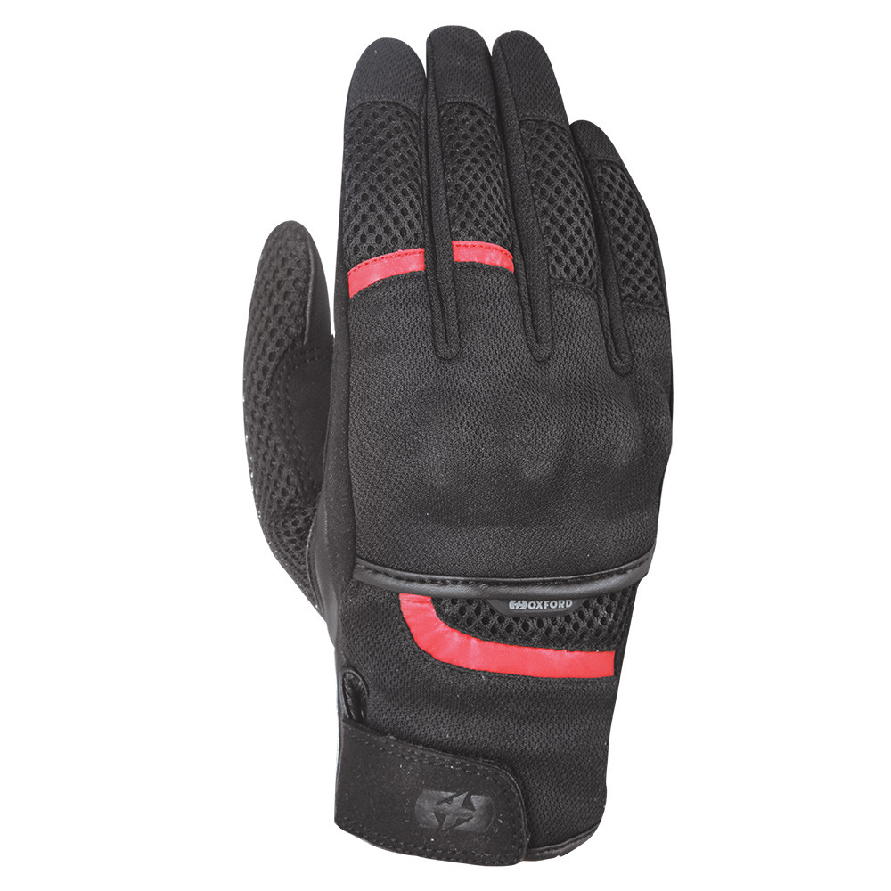 Gants de moto OXFORD Brisbane Air MS Short Summer Tech noir taille 2XL