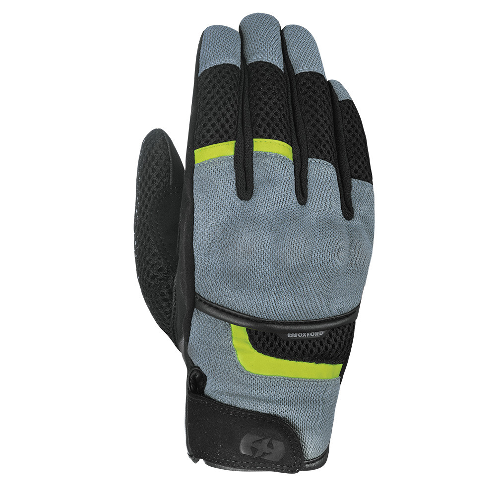 Gants de route OXFORD Brisbane Air MS Short Summer Charcoal/Noir 2XL Homme