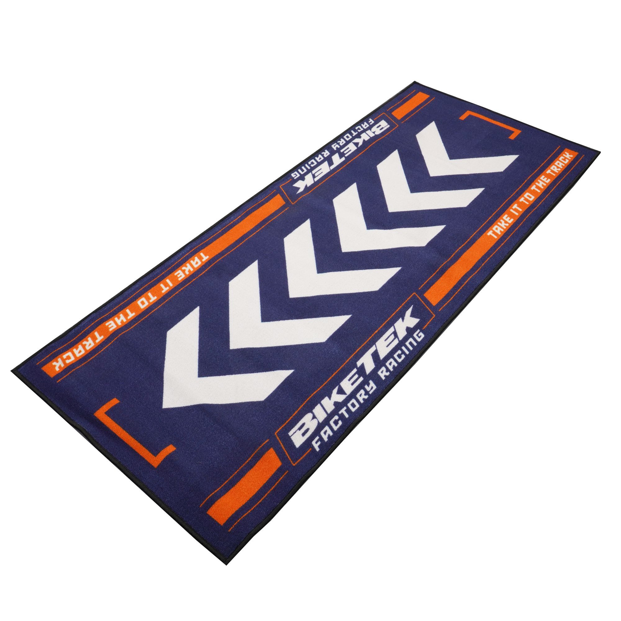 Tapis environnemental moto Série 7 orange 190x80cm Biketek