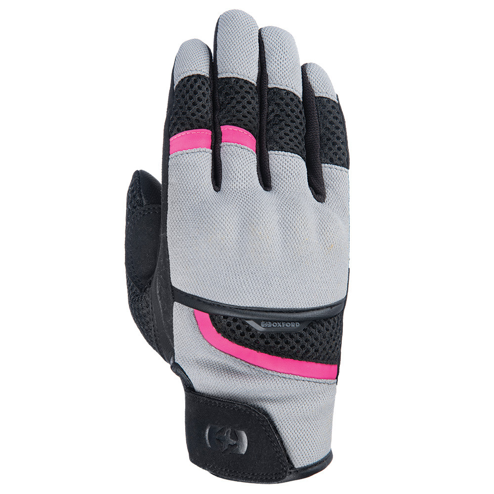 Gants OXFORD Brisbane WS Grey/Pink/Noir XL Femme