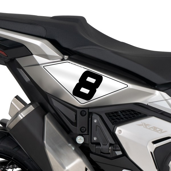 Kit support numéro Honda X-ADV 2021-2022 Barracuda