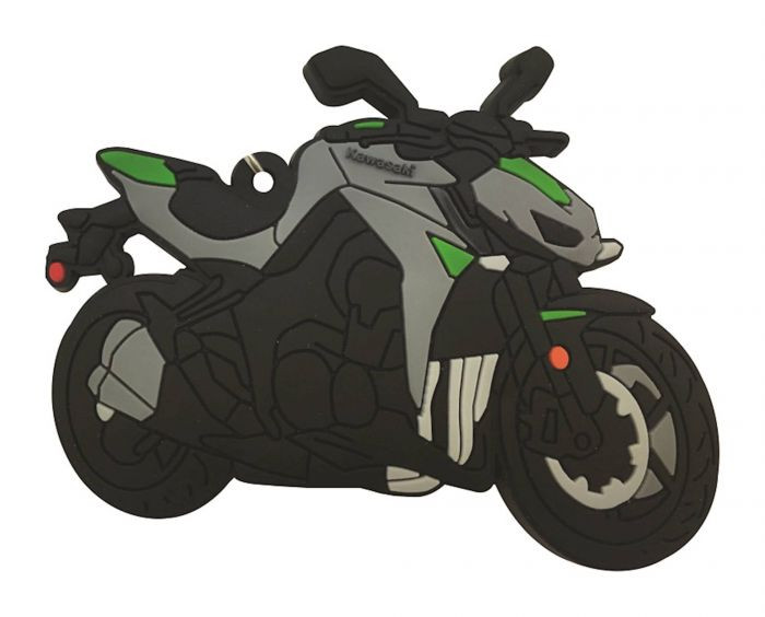 Porte-clé Kawasaki Z1000 en PVC souple - vue 2