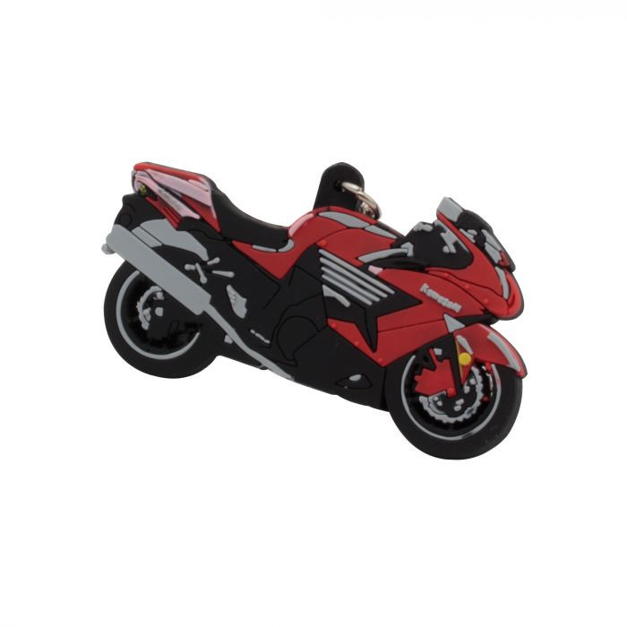 Porte-clé Kawasaki ZZR 1400 PVC souple BIKEIT - vue 2