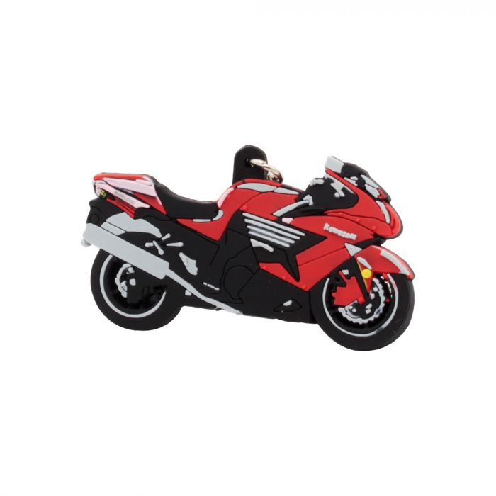 Porte-clé Kawasaki ZZR 1400 PVC souple BIKEIT - vue 3
