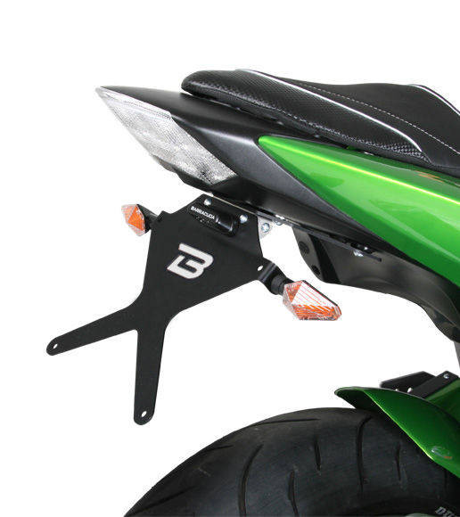 Support de plaque Barracuda Kawasaki Z750 07-14 - vue 2