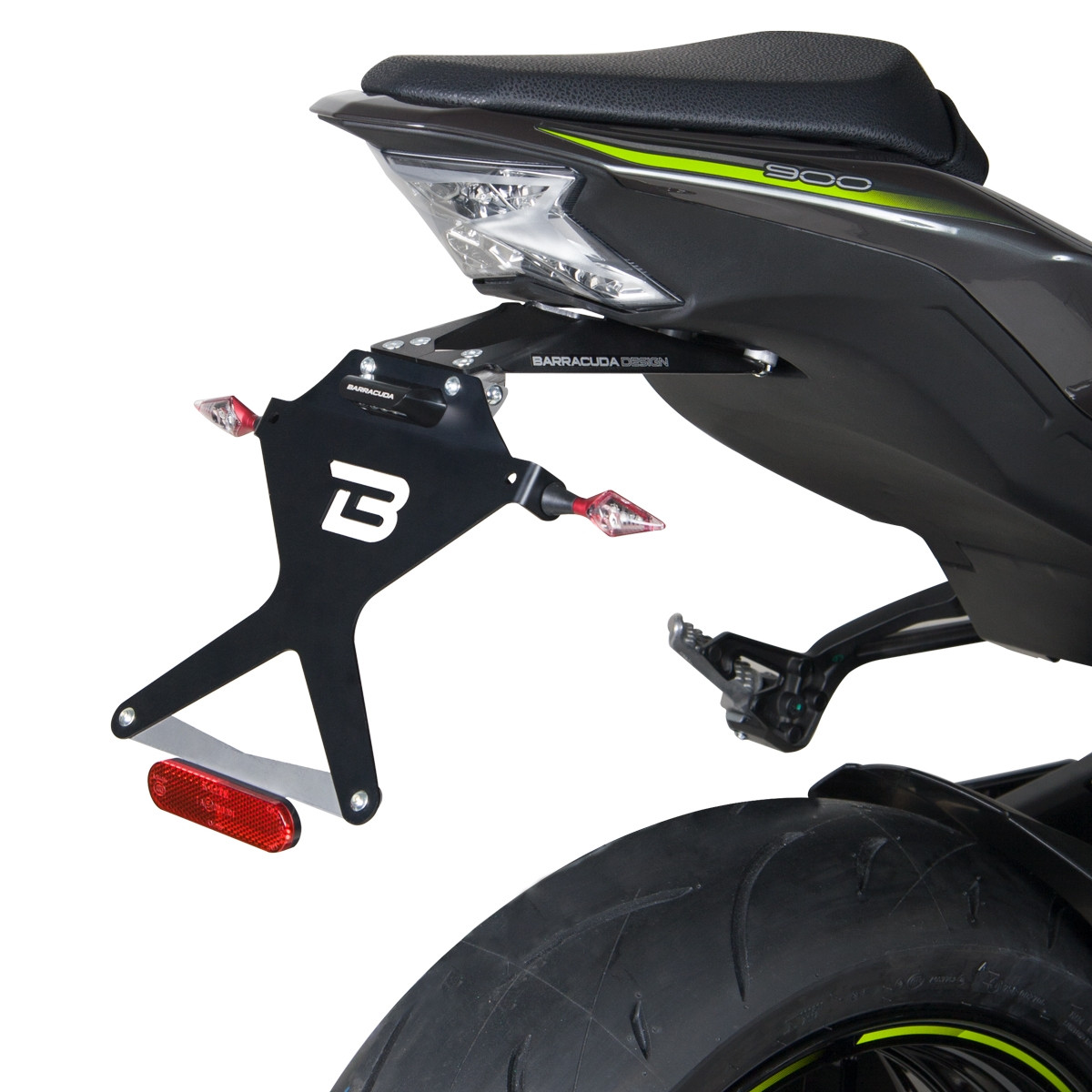 SUPPORT DE PLAQUE BARRACUDA Kawasaki Z900