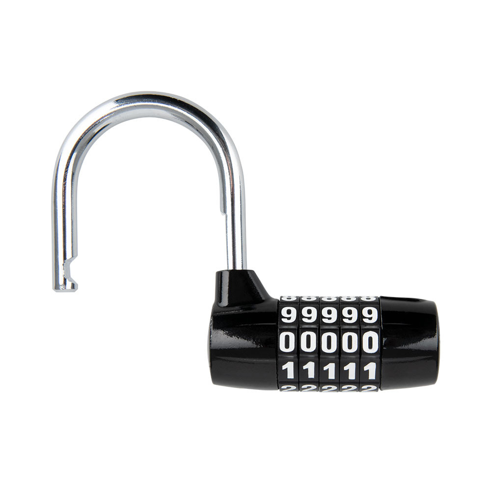 5-digit Combination Padlock Black OXFORD - vue 2