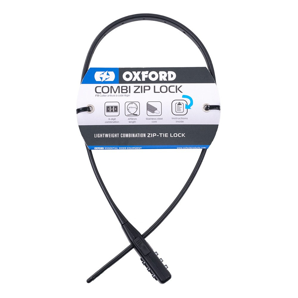 Antivol à combinaison Security Tie OXFORD noir - vue 2